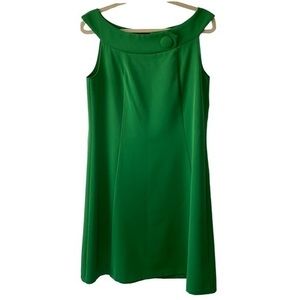Metrostyle Women’s Kelly Green Sleeveless Mini Dress Sz M